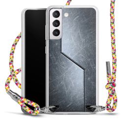 New Carry Case Transparent Stoff colourful/silber