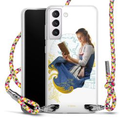 New Carry Case Transparent Stoff colourful/silber