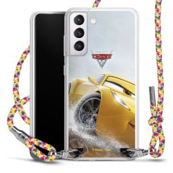 New Carry Case Transparent Stoff colourful/silber