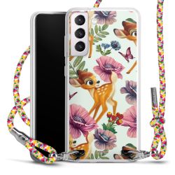 New Carry Case Transparent Stoff colourful/silber