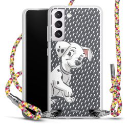 New Carry Case Transparent Stoff colourful/silber