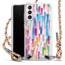 Carry Case Transparent Fabric colourful