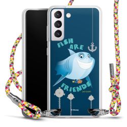 New Carry Case Transparent Stoff colourful/silber