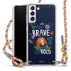 New Carry Case Transparent Stoff colourful/silber