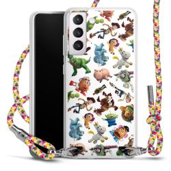 New Carry Case Transparent Stoff colourful/silber