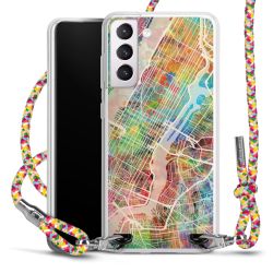 Carry Case Transparent Fabric colourful