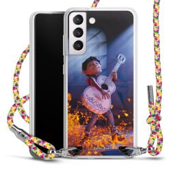 New Carry Case Transparent Stoff colourful/silber