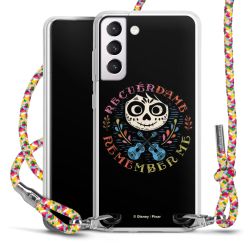 New Carry Case Transparent Stoff colourful/silber