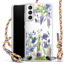 New Carry Case Transparent Stoff colourful/silber