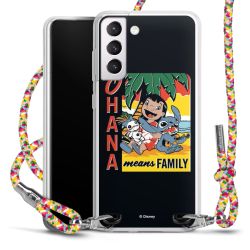 New Carry Case Transparent Stoff colourful/silber