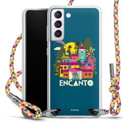 New Carry Case Transparent Stoff colourful/silber