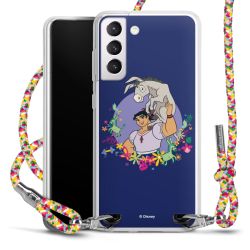 New Carry Case Transparent Stoff colourful/silber