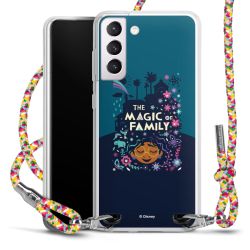 New Carry Case Transparent Stoff colourful/silber