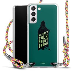 New Carry Case Transparent Stoff colourful/silber