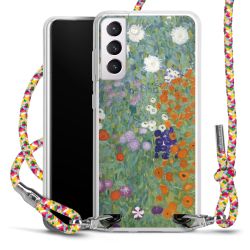 New Carry Case Transparent Stoff colourful/silber