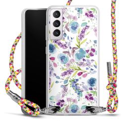 New Carry Case Transparent Stoff colourful/silber