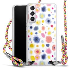 New Carry Case Transparent Stoff colourful/silber