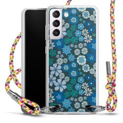 New Carry Case Transparent Stoff colourful/silber