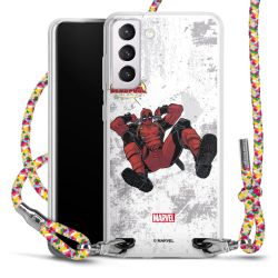 New Carry Case Transparent Stoff colourful/silber