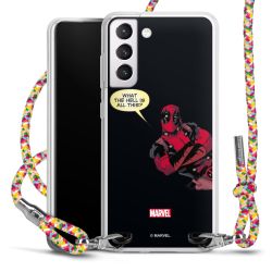 New Carry Case Transparent Stoff colourful/silber