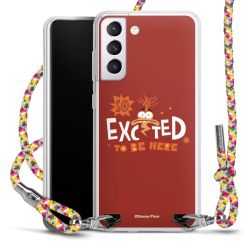 New Carry Case Transparent Stoff colourful/silber