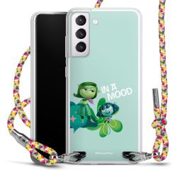 New Carry Case Transparent Stoff colourful/silber