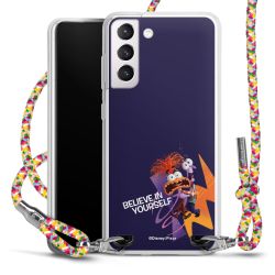 New Carry Case Transparent Stoff colourful/silber