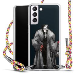 New Carry Case Transparent Stoff colourful/silber