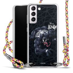 New Carry Case Transparent Stoff colourful/silber