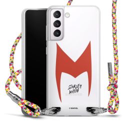 New Carry Case Transparent Stoff colourful/silber