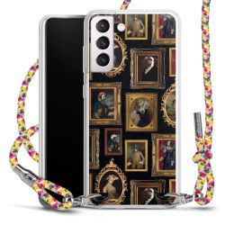 New Carry Case Transparent Stoff colourful/silber