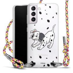 New Carry Case Transparent Stoff colourful/silber