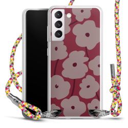 New Carry Case Transparent Stoff colourful/silber