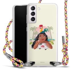 New Carry Case Transparent Stoff colourful/silber