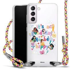 New Carry Case Transparent Stoff colourful/silber