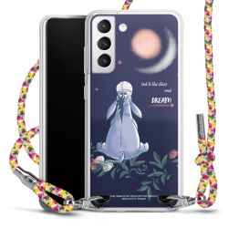 New Carry Case Transparent Stoff colourful/silber
