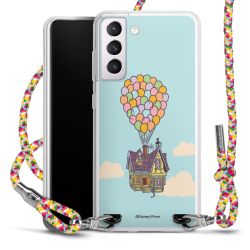 New Carry Case Transparent Stoff colourful/silber