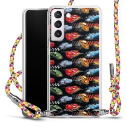 New Carry Case Transparent Stoff colourful/silber