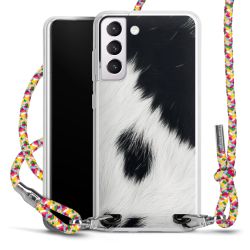 New Carry Case Transparent Stoff colourful/silber