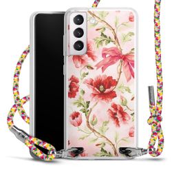 New Carry Case Transparent Stoff colourful/silber