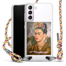 New Carry Case Transparent Stoff colourful/silber