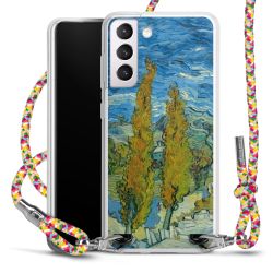 New Carry Case Transparent Stoff colourful/silber