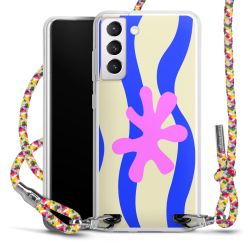 New Carry Case Transparent Stoff colourful/silber