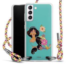 New Carry Case Transparent Stoff colourful/silber