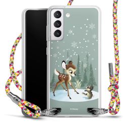 New Carry Case Transparent Stoff colourful/silber