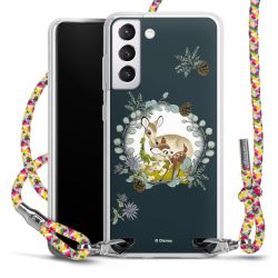 New Carry Case Transparent Stoff colourful/silber