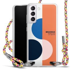 New Carry Case Transparent Stoff colourful/silber