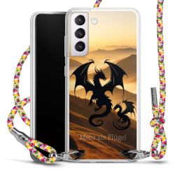 New Carry Case Transparent Stoff colourful/silber