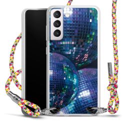New Carry Case Transparent Stoff colourful/silber