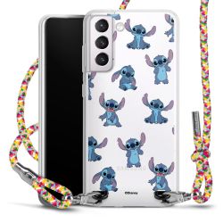 New Carry Case Transparent Stoff colourful/silber